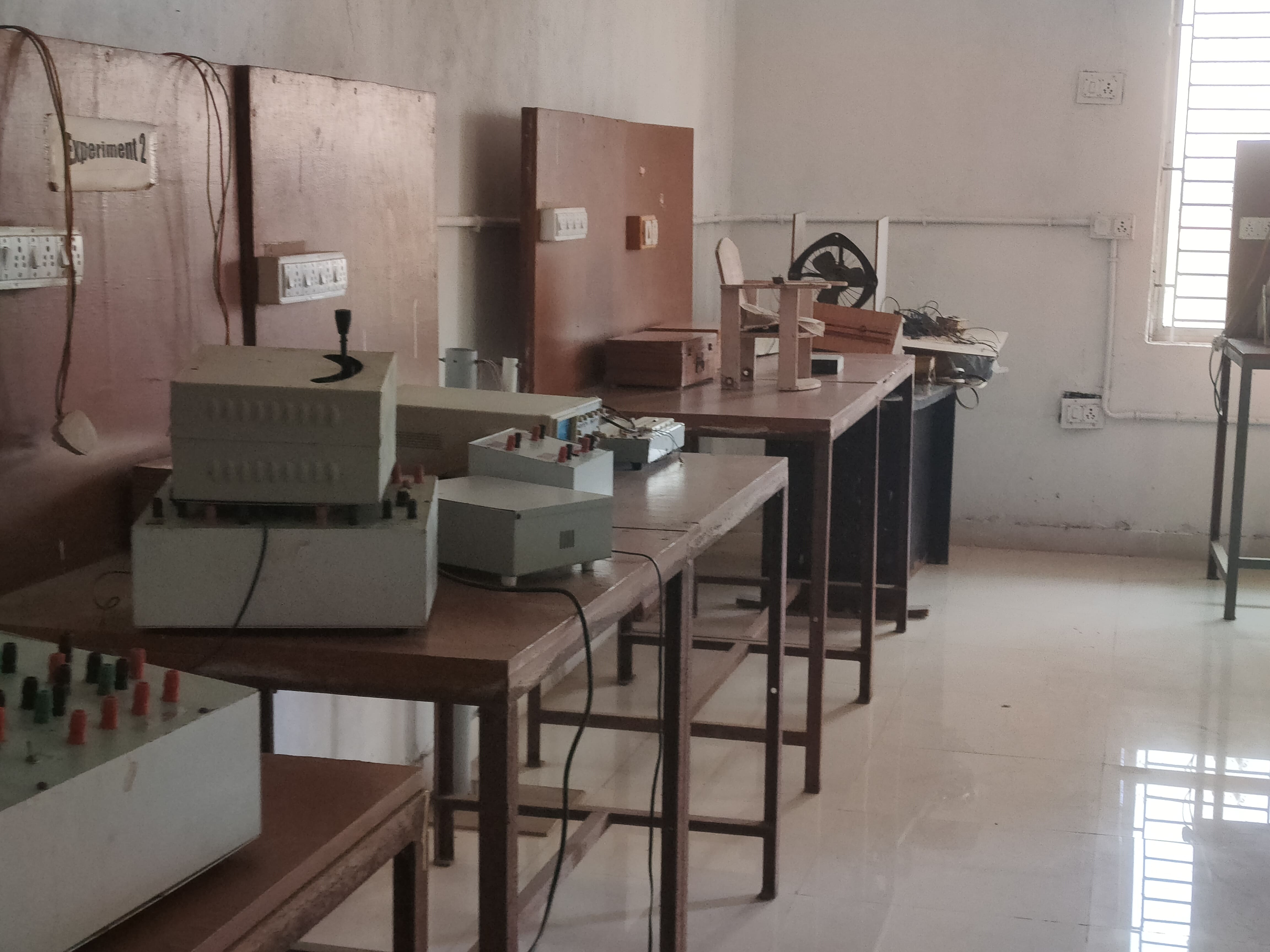 AEIE lab with instrumentation setup